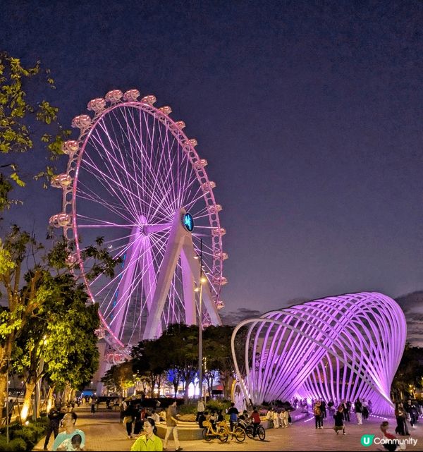 香港中環有一座摩天輪大家都知，不過在深圳都有一座摩天輪，在位...