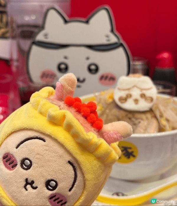 之前特登預約咗朗豪坊Chiikawa拉麵店，點知到埗先發現已...