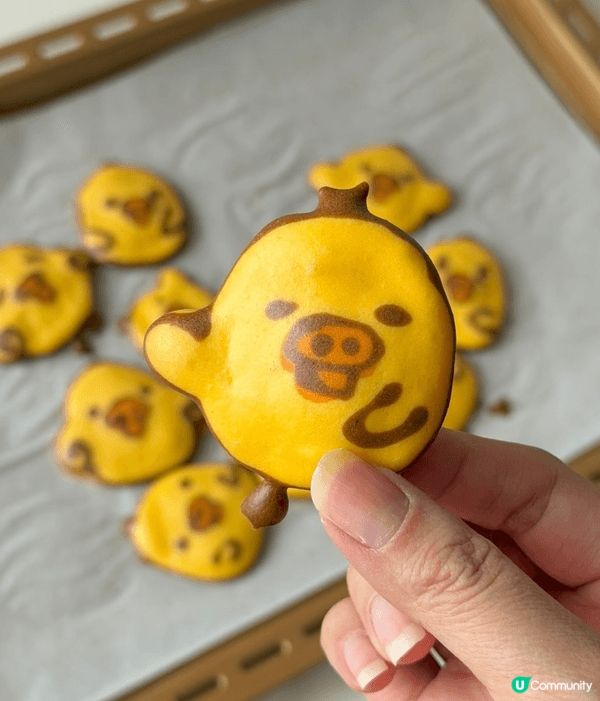 潦草鼻孔雞手繪雞蛋餅乾💛