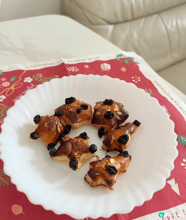 ✨曲奇餅帽配埋果仁提子乾整酥皮撻✨