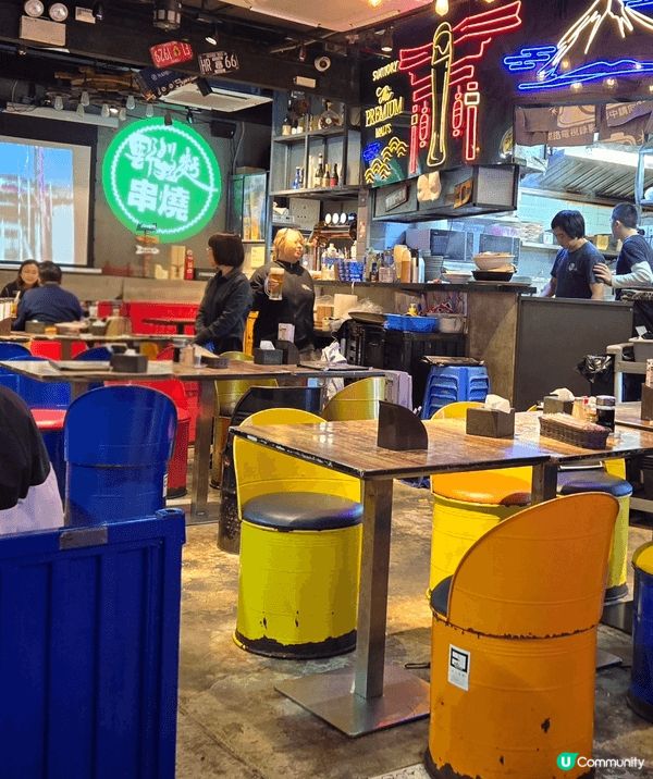 估唔到元朗都搵到宵夜串燒店，營業至2點，仲有特價既食🤭