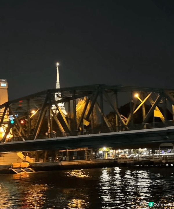 BTS到Saphan Tasik站，坐船去iconsiam、...