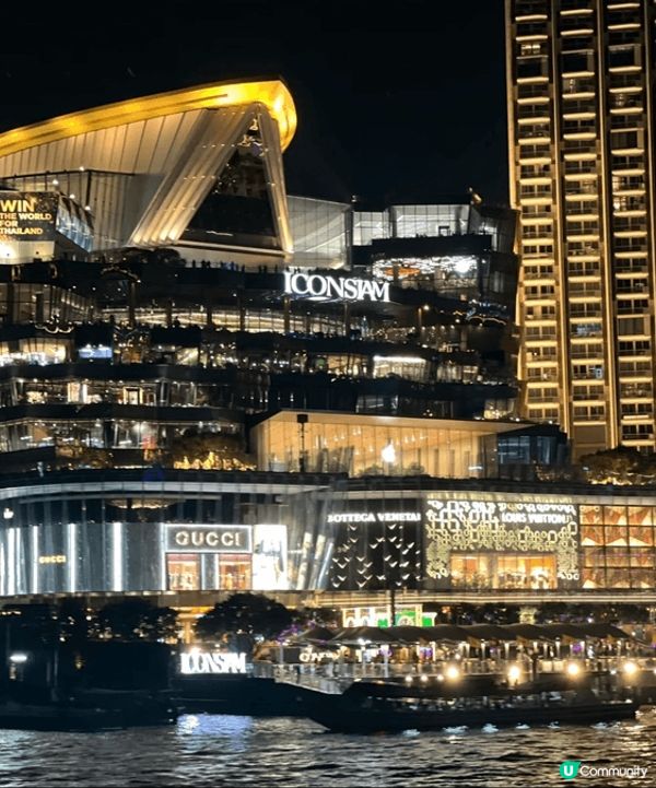 BTS到Saphan Tasik站，坐船去iconsiam、...