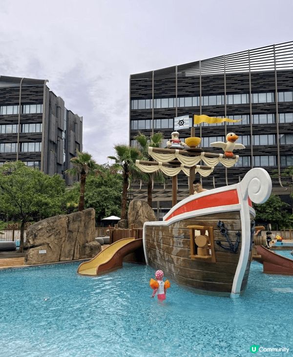 香港海洋公園萬豪，側門直通海洋公園同地鐵站，位置滿分。一入大...