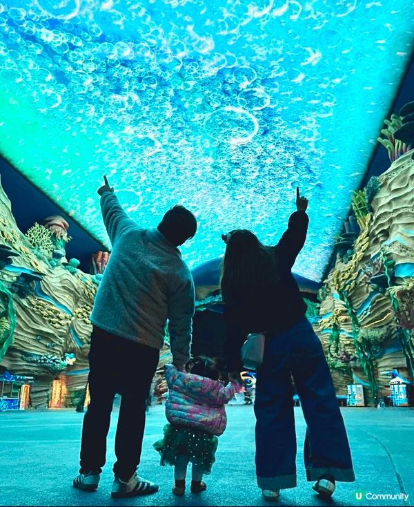 聖誕節去珠海海洋王國一天遊，大人小朋友都好適合既地方，地方夠...