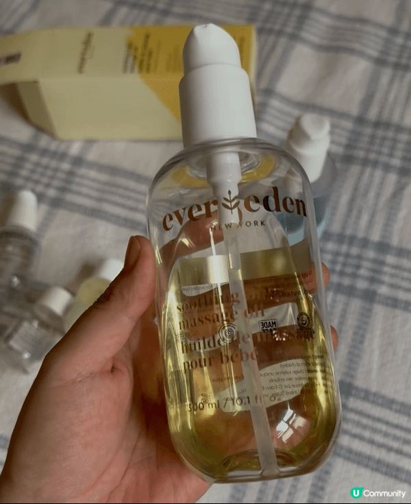 舒特嬰兒潤膚霜溫和保濕，適合敏感肌；Evereden撫觸油質...