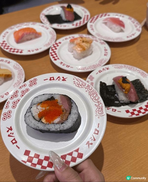 喺香港壽司郎，裝收同服務好有日本感，仲有香港限定壽司添。不過...