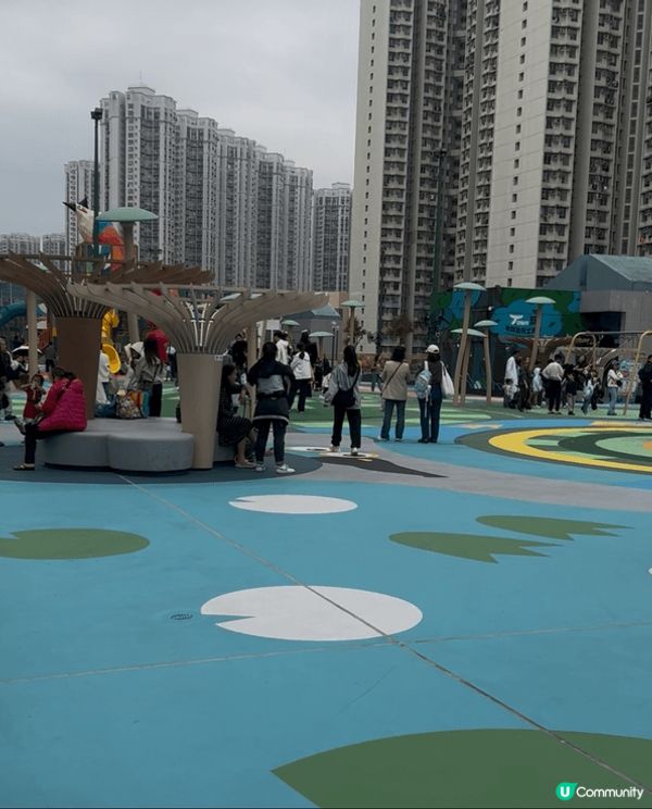 這是天水圍置富嘉湖和頌富T town新開放的公園，環境優美，...