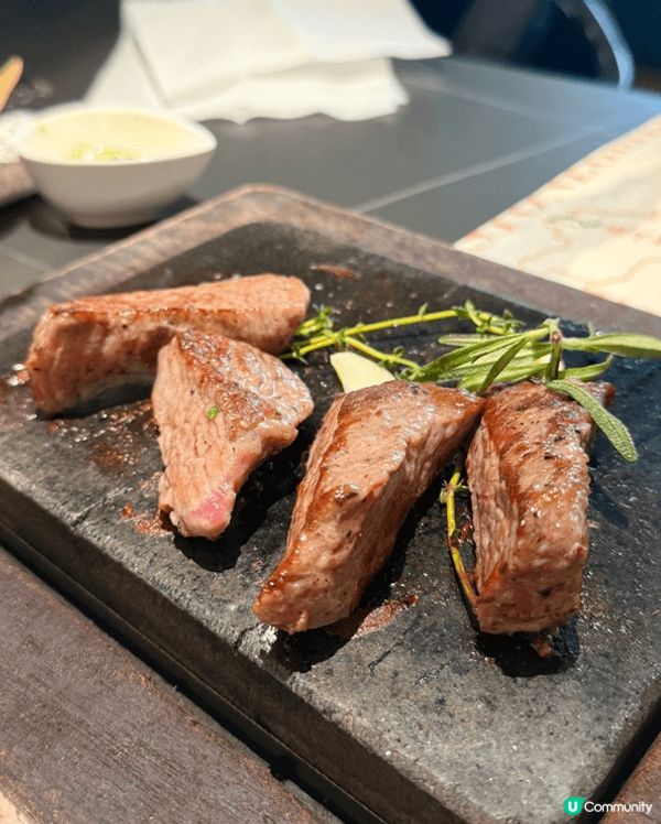 M3牛、胸腹牛扒好好食！肉質嫩滑，醬汁好香😋意粉亦彈牙多汁，...