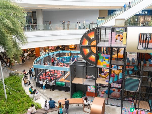 🎠前海歡樂港灣･中庭親子樂園|免費玩+室內冷氣+多款滑梯,小...