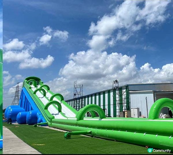 夏天無理由唔玩水呀，元朗水上樂園有六大超好玩?水上設施，有長...