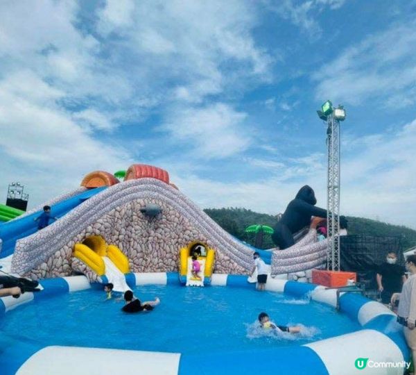 夏天無理由唔玩水呀，元朗水上樂園有六大超好玩?水上設施，有長...