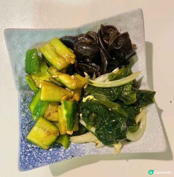涼拌青瓜、黑木耳、海帶絲❤️自家製