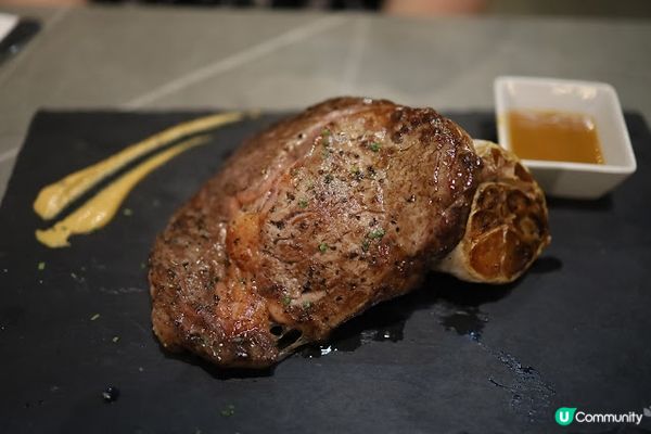 太子美食攻略 西餐 新開張 CAFE Owl’s Stage 太子大南街 燒澳洲特級西冷扒8OZ配牛油汁甘荀西蘭花 意粉 意飯 2023