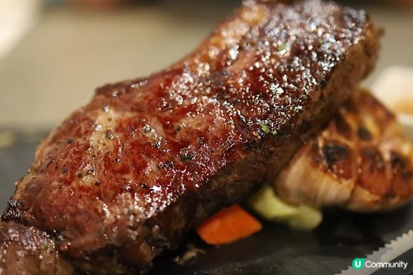 太子美食攻略 西餐 新開張 CAFE Owl’s Stage 太子大南街 燒澳洲特級西冷扒8OZ配牛油汁甘荀西蘭花 意粉 意飯 2023