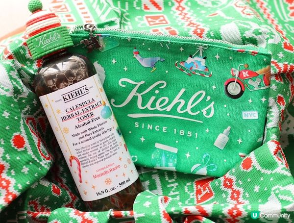 Kiehl's金盞花爽膚水X浪漫雪花∥節日新裝登場