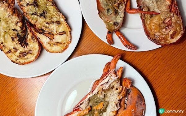 「龍蝦三寶」。燒烤美饌。尖沙咀Hyatt咖啡廳