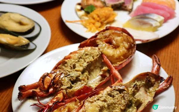 「龍蝦三寶」。燒烤美饌。尖沙咀Hyatt咖啡廳