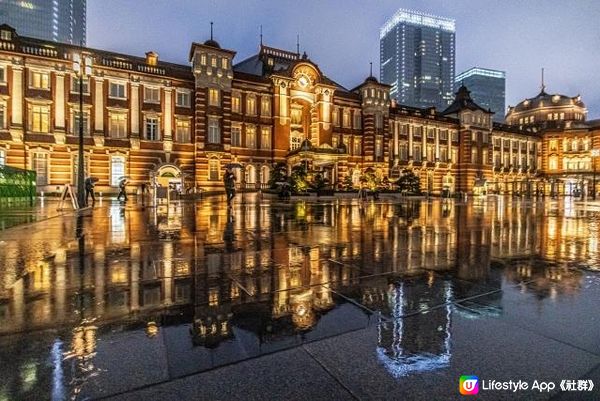 雨過後的東京車站