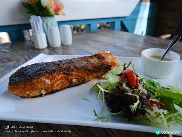 【吃下大埔】林村悠閒靚景餐廳。最愛脆豬手 - 荷華庭園景餐廳