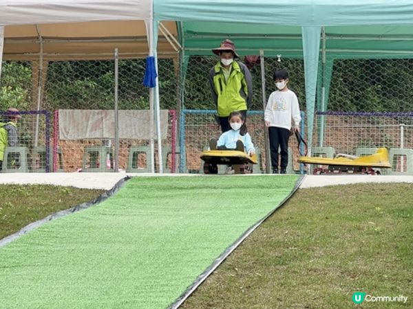 【好玩!】超放電任足玩一日 | 滑草、手搖船、飛索、高卡車、滑水梯、餵羊