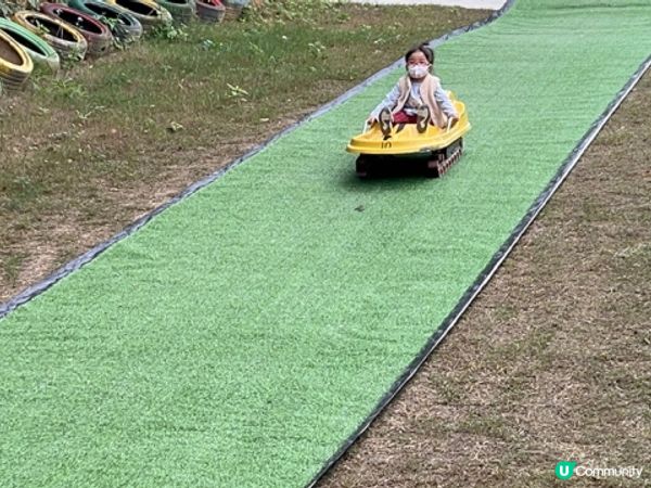 【好玩!】超放電任足玩一日 | 滑草、手搖船、飛索、高卡車、滑水梯、餵羊