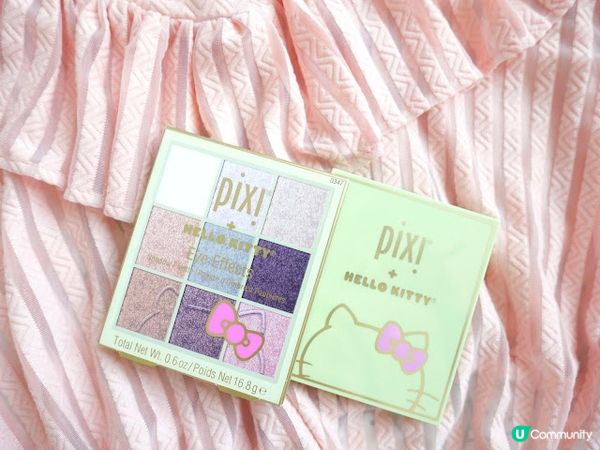 九宮格百變妝容ღ Pixi + Hello Kitty限量版眼影盤
