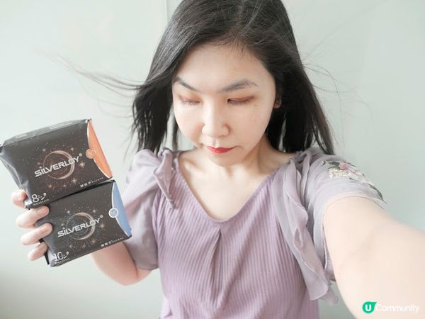 抗菌達99.99%➣ Silverloy舒華樂銀微子衞生巾