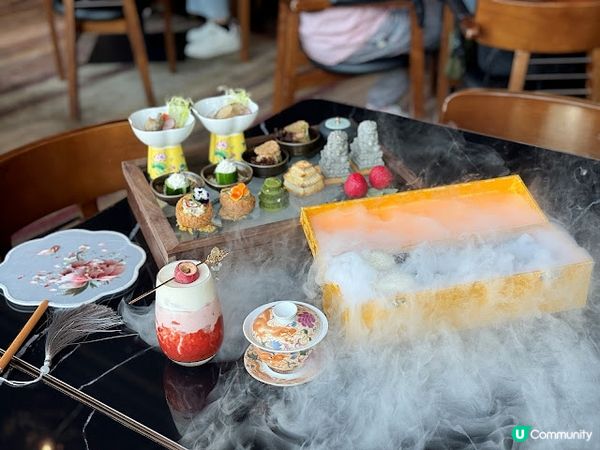 御筆玉璽。玩味十足。古韻今風下午茶