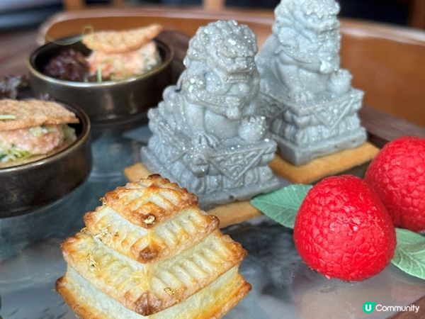 御筆玉璽。玩味十足。古韻今風下午茶