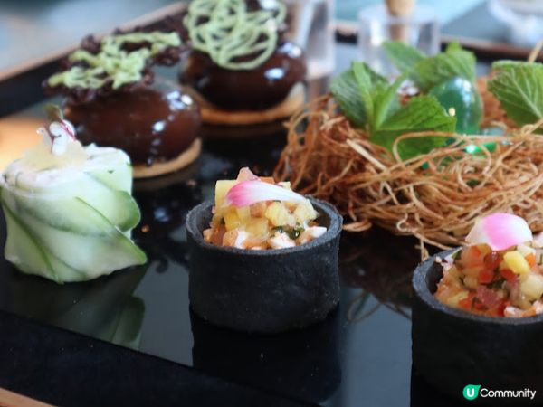 夏日涼感。薄荷朱古力下午茶。Conrad Hong Kong