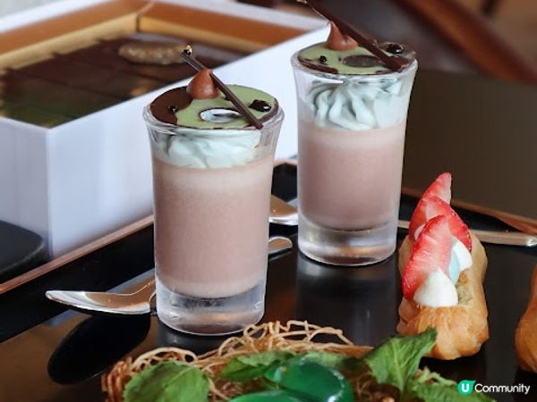 夏日涼感。薄荷朱古力下午茶。Conrad Hong Kong