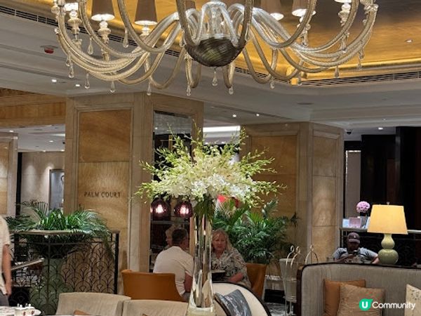 優雅英式下午茶。秋畔花語。Palm Court