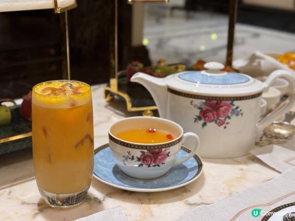 優雅英式下午茶。秋畔花語。Palm Court