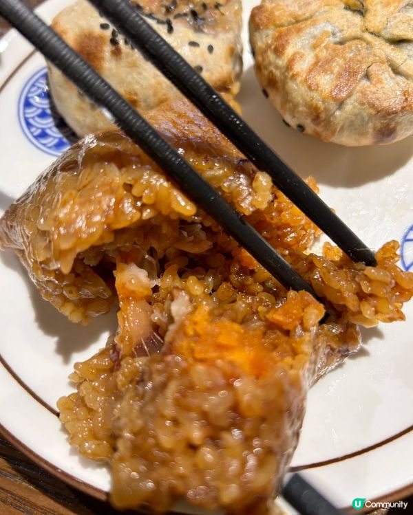 🇨🇳杭州美食—蛋黃肉粽、梅乾菜烤餅👏🏻🤗