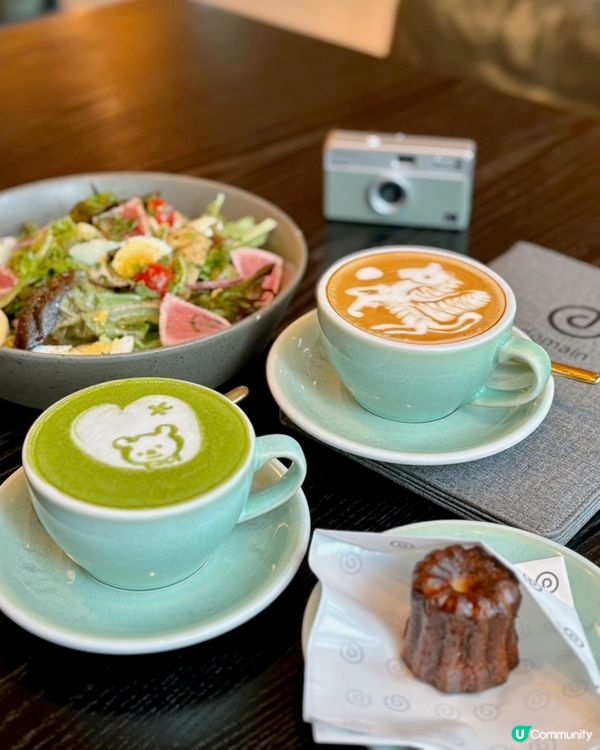 太古酒店嘆靚啡☕！環境一流，拉花超可愛😍！ 