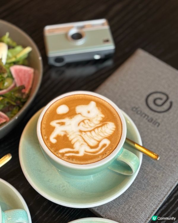 太古酒店嘆靚啡☕！環境一流，拉花超可愛😍！ 