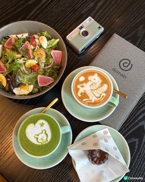 太古酒店嘆靚啡☕！環境一流，拉花超可愛😍！ 