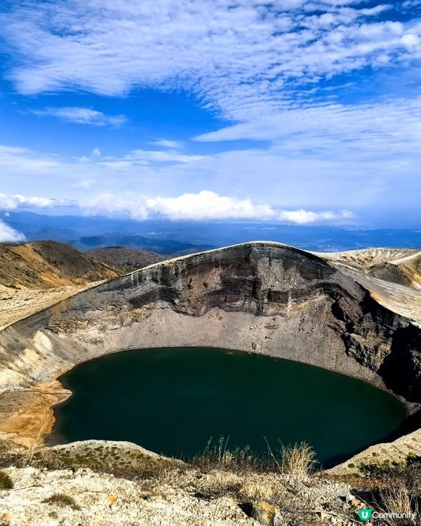 藏王禦釜：翡翠綠湖⛰️！值回票價！🤩