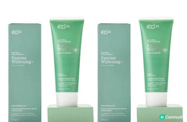 來自新西蘭的清新口氣! Grin天然護齦美白牙膏初體驗