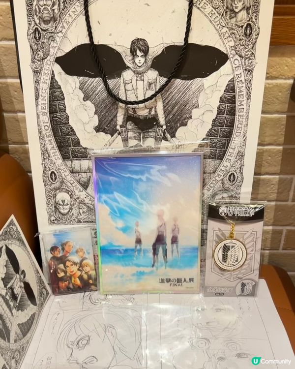 進擊的巨人展🤩！牆內牆外任你揀！