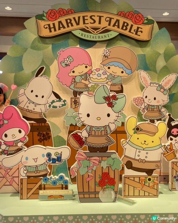 九州Sanrio Harmony Land可愛爆燈餐點
