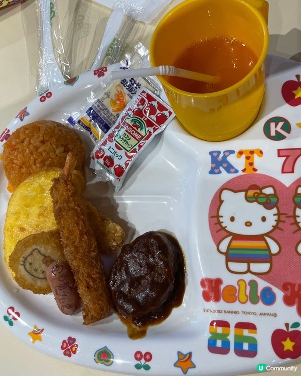 九州Sanrio Harmony Land可愛爆燈餐點