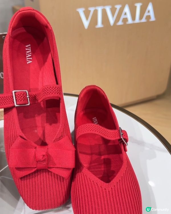 Jennnie同款Mary Janes 紅色平底鞋😍