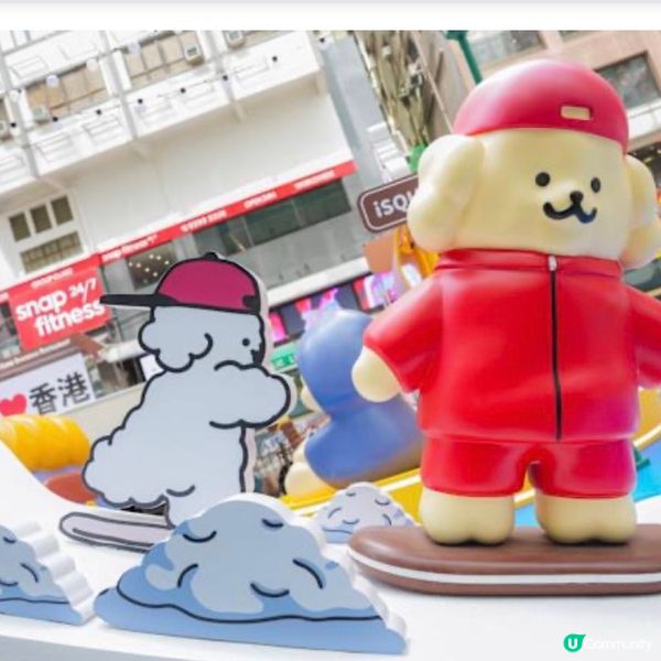 今個聖誕iSQUARE有萌犬Muck暖暖聖誕物語