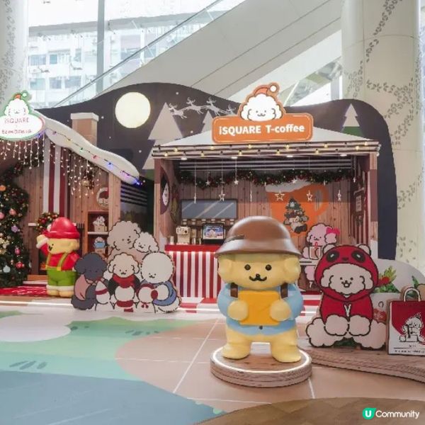 今個聖誕iSQUARE有萌犬Muck暖暖聖誕物語