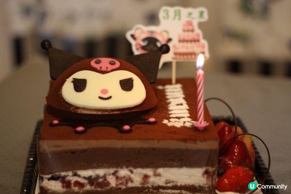 #Kuromi 卡通造型蛋糕永遠都有其捧場客。影相打卡一流。