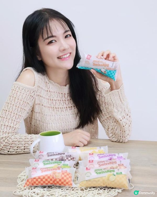 椰子朱古力咖啡味瑞士卷