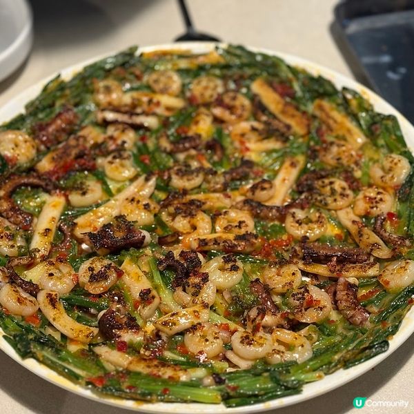 🇰🇷釜山必食暖笠笠馬鈴薯刀削麵+ 章魚魷魚蝦海鮮煎餅‼️💯