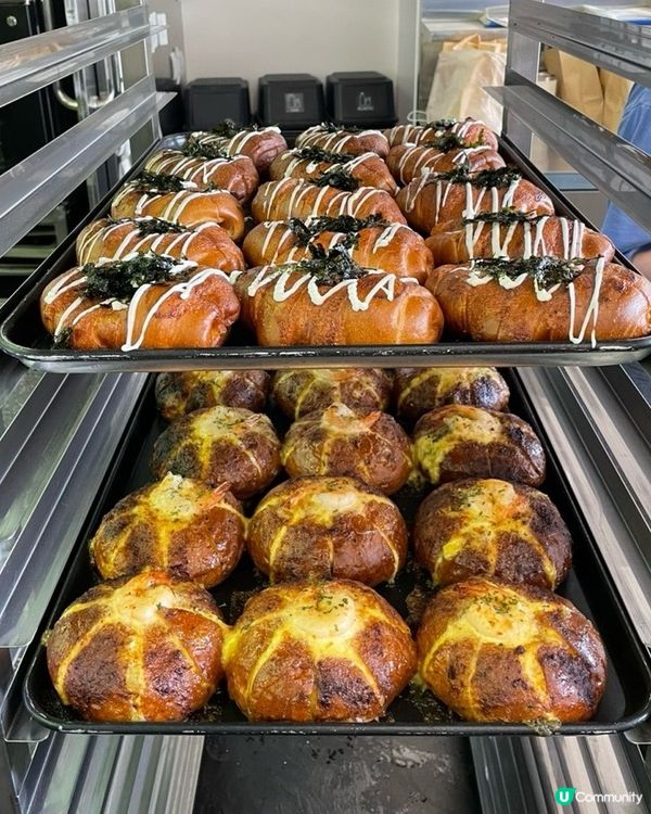 🇰🇷🌊濟州島超人氣鹽麵包！明太子鹽麵包真係好邪惡！🥖